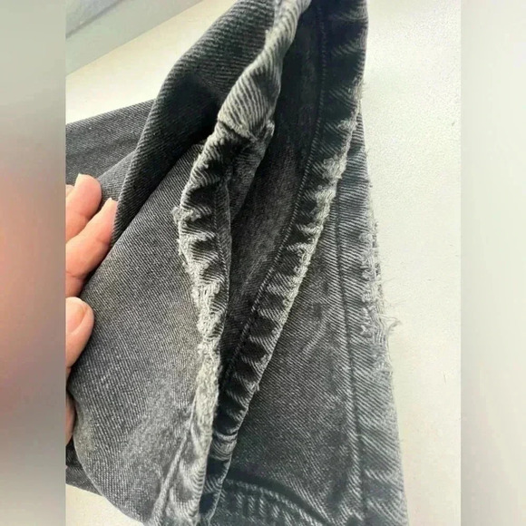 VITG 90’s LEVIS ORANGE TAB 505 JEANS BLACK REGULAR FIT STRAIGHT LEG Sz 36X34  34 - Picture 12 of 16